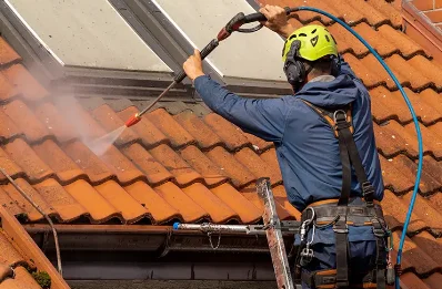 Démoussage et hydrofuge de toiture à Vouharte